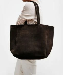 Cadine The Classic Bag - Chestnut Suede