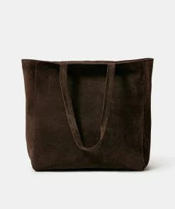 Cadine The Classic Bag - Chestnut Suede