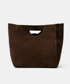 Cadine The Freeform Bag - Chestnut Suede