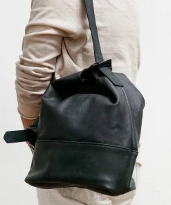 Cadine The Convertible Bag - Black Leather