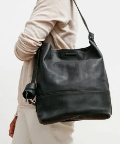 Cadine The Convertible Bag - Black Leather