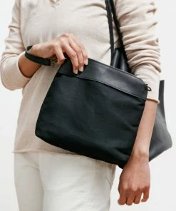 Cadine The Bucket Bag - Black Leather Bags
