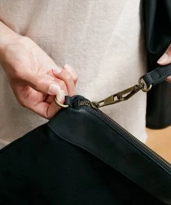 Cadine The Bucket Bag - Black Leather Bags