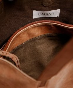 Cadine The Traveller Bag - Camel Leather Bags