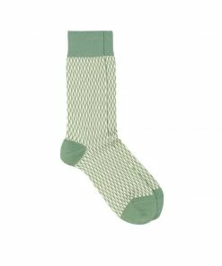 Cadine Men's Diamond Cotton Sock Footwear
