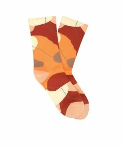 Cadine Women's Abstract Organic Cotton Sock
