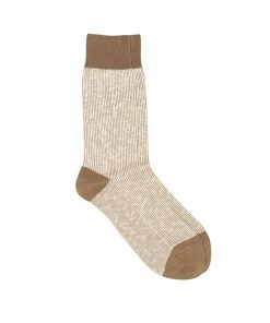 Cadine Men's Boardwalk Cotton Linen Sock