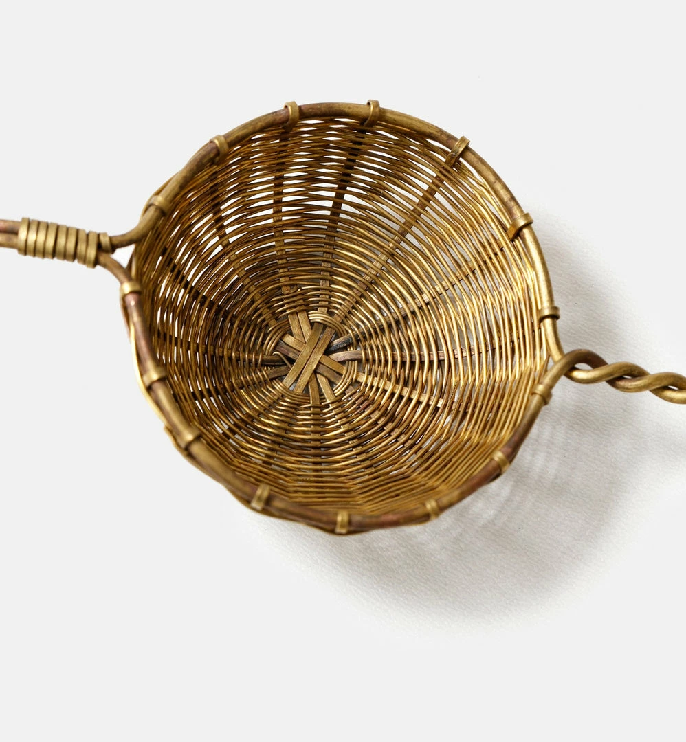 Bellocq Brass Tea Strainer Home Goods 4 Bellocq Brass Tea Strainer Home Goods