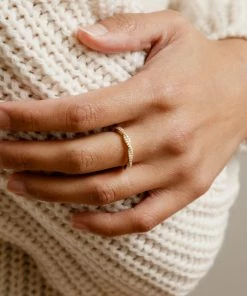 Cadine Ayana Ring - 14kt Solid Gold Jewellery