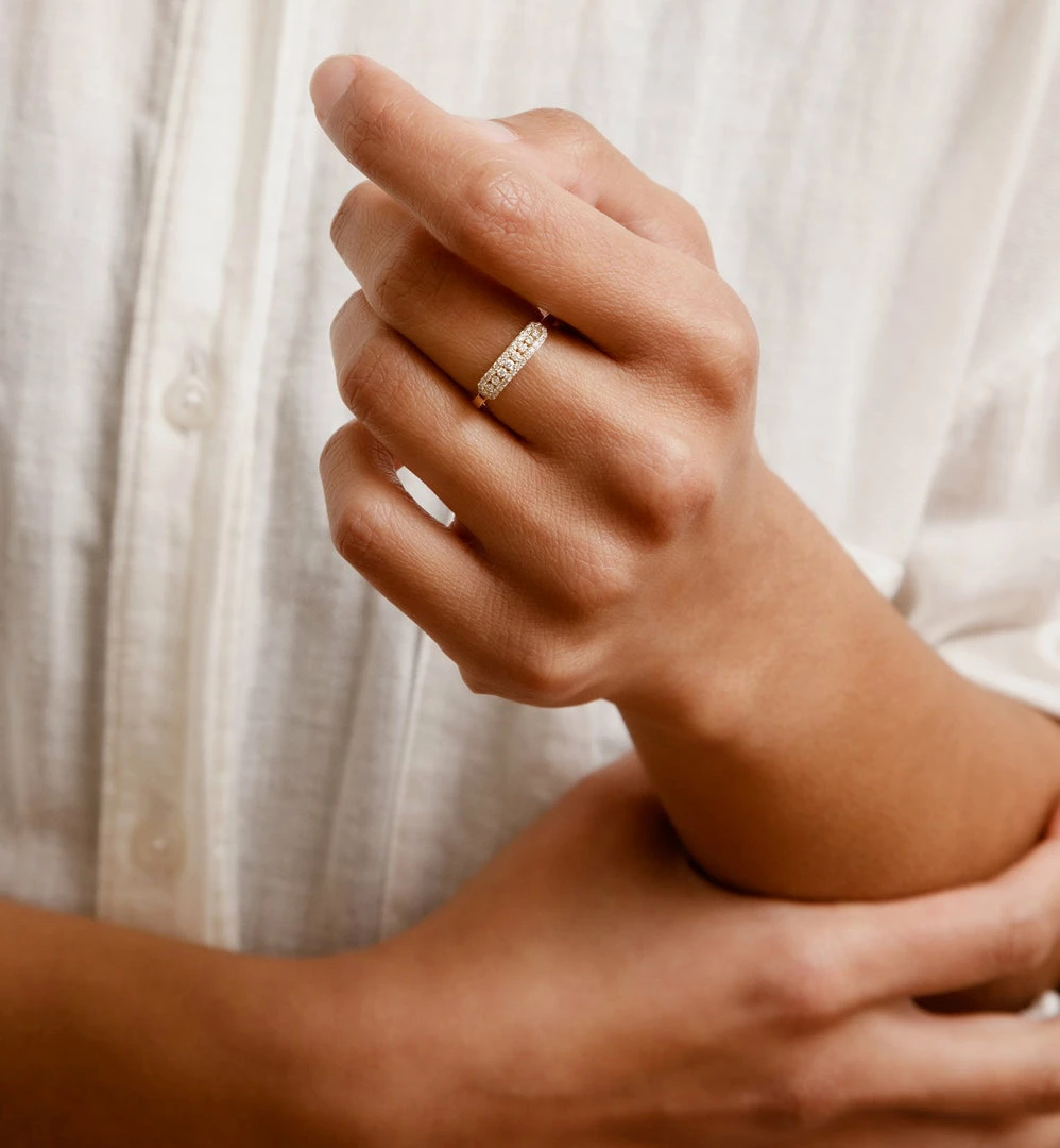 Cadine Jewellery Fiorella Ring - 14kt Solid Gold 2 Cadine Jewellery Fiorella Ring - 14kt Solid Gold