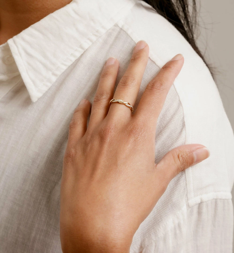 Cadine Jewellery Ivy Ring - 14kt Solid Gold 2 Cadine Jewellery Ivy Ring - 14kt Solid Gold