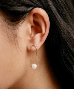 Cadine Jewellery Snowdrop Earrings - 14kt Solid Gold