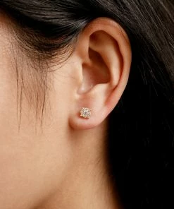 Cadine Crisantha Earrings - 14kt Solid Gold Jewellery