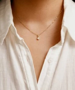 Cadine Crisantha Necklace - 14kt Solid Gold Jewellery