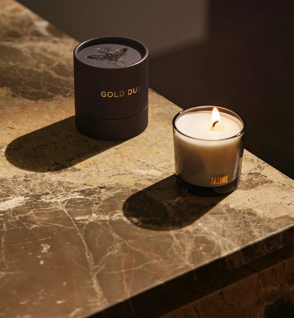 Cadine Gold Dust Candle 2 Cadine Gold Dust Candle