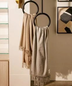 Cadine Cashmere Throw - Dove Home Goods