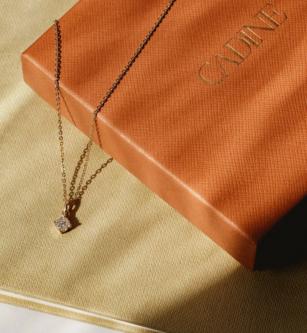 Cadine Crisantha Necklace - 14kt Solid Gold Jewellery 3 Cadine Crisantha Necklace - 14kt Solid Gold Jewellery