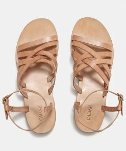 Cadine The Globetrotter Sandal - Natural Leather Footwear