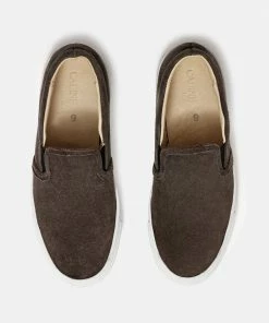 Cadine The Slip Ons - Smoke Suede Footwear