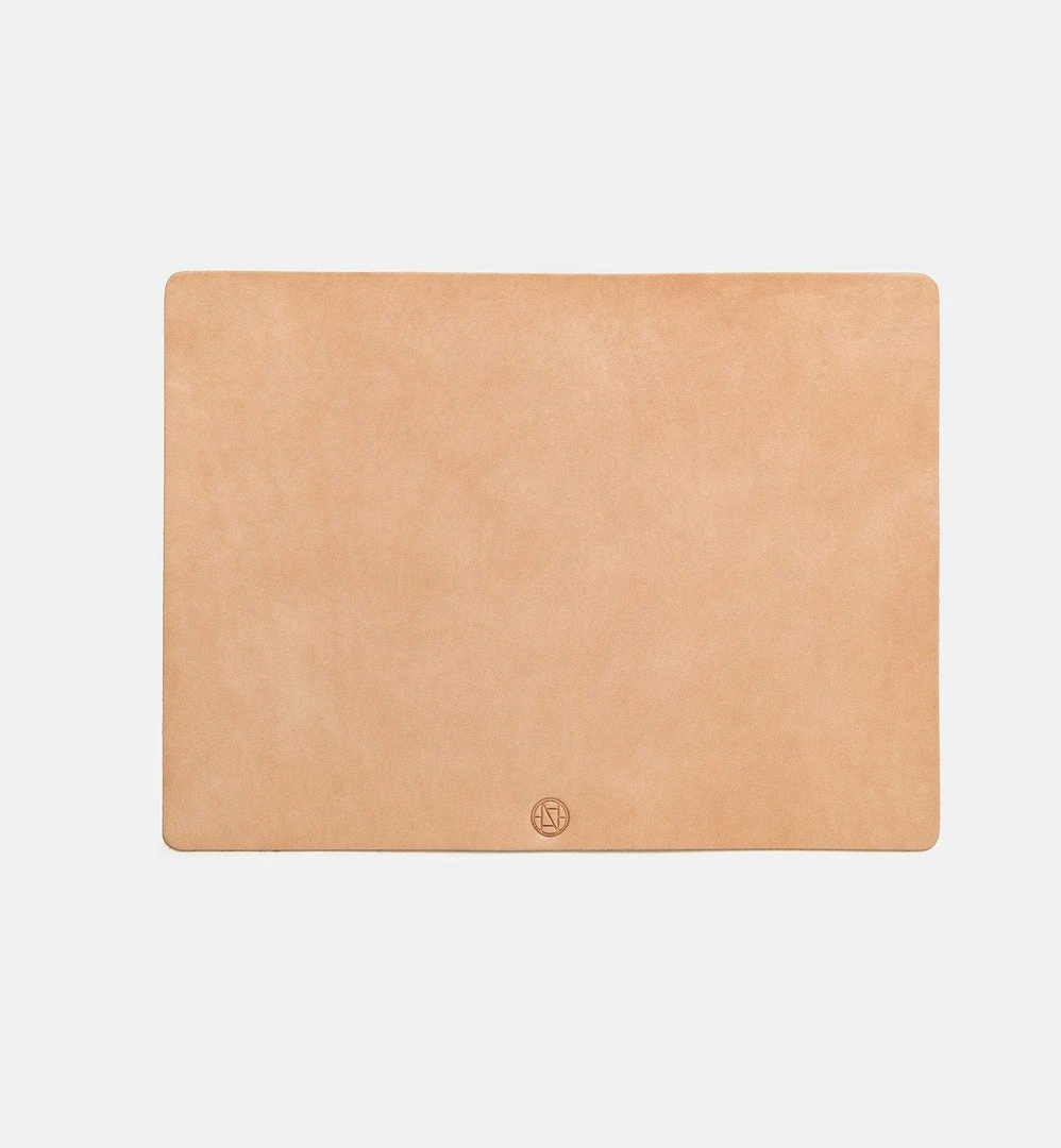 Cadine Home Goods Table Mat - Natural Leather 1 Cadine Home Goods Table Mat - Natural Leather