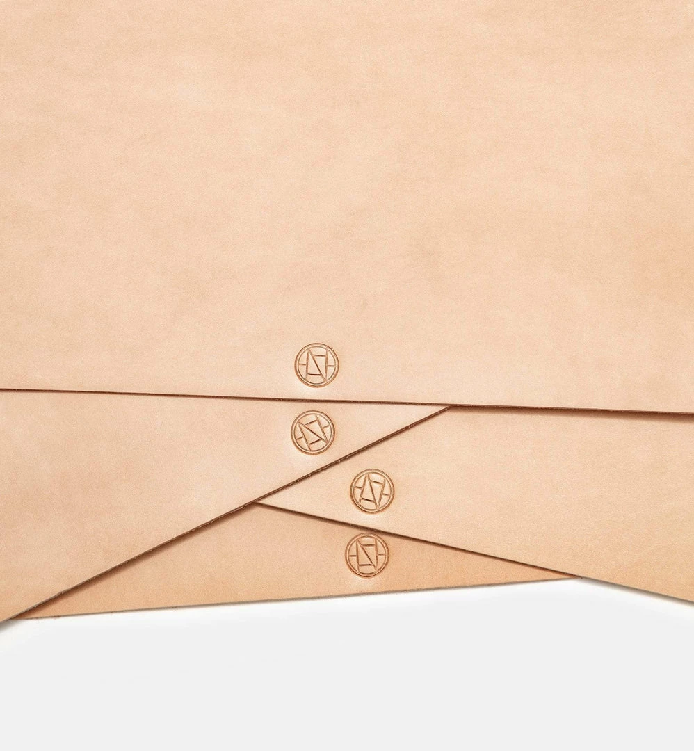 Cadine Home Goods Table Mat - Natural Leather 3 Cadine Home Goods Table Mat - Natural Leather