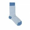 Cadine Men's Diamond Cotton Sock Footwear