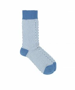 Cadine Men's Diamond Cotton Sock Footwear