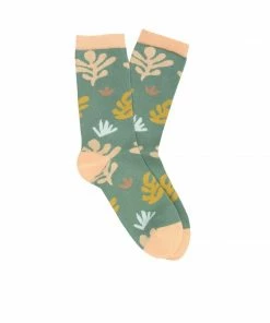 Cadine Women's Kelp Organic Cotton Sock Clothing