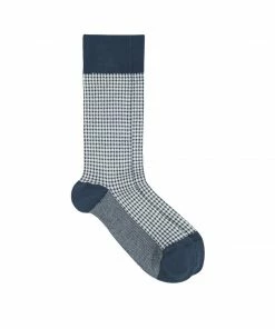 Cadine Men's Checkerboard Cotton Sock