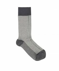 Cadine Men's Checkerboard Cotton Sock