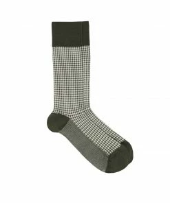 Cadine Men's Checkerboard Cotton Sock
