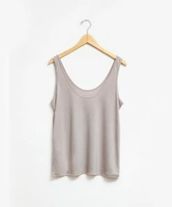 Cadine Swag Tank - Taupe
