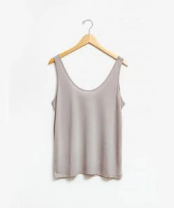 Cadine Swag Tank - Taupe