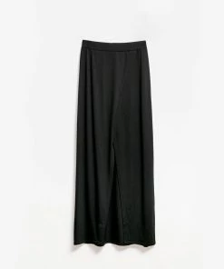 Cadine Column Maxi Skirt - Black Clothing