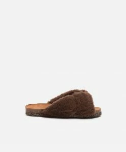 Flattered Footwear Lou Sandal - Brown Teddy