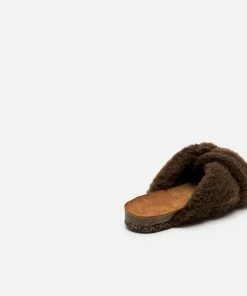 Flattered Footwear Lou Sandal - Brown Teddy