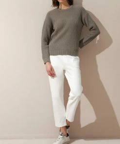 Cadine Clothing Louvre Sweater - Khaki