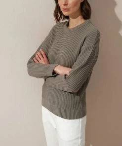 Cadine Clothing Louvre Sweater - Khaki