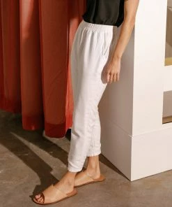 Cadine Corbel Pant - Off-white