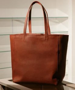 Cadine The Classic Bag - Burgundy Leather Bags