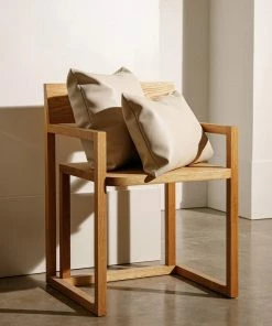 Cadine Home Goods Cushion - Mist Leather