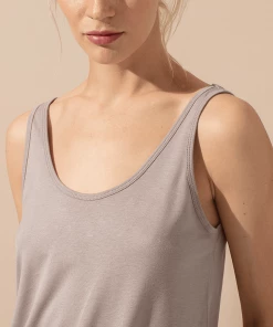 Cadine Swag Tank - Taupe
