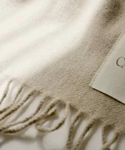 Cadine Cashmere Throw - Wheat
