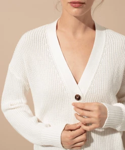 Cadine Clothing Edge Cardigan - Off White