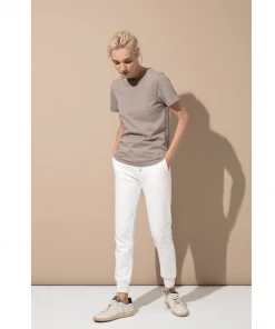 Cadine Hinge Tee - Taupe Clothing