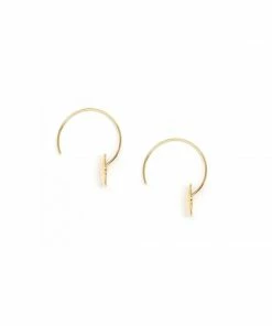 Cadine Lilypad Earrings - 14kt Solid Gold Jewellery