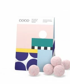 Coco Chocolatier Pink Marc De Champagne Truffles EAT