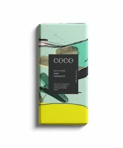 Coco Chocolatier EAT Gin & Tonic Dark Chocolate Bar