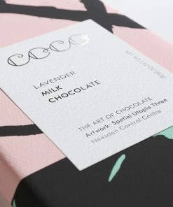 Coco Chocolatier Lavender Milk Chocolate Bar