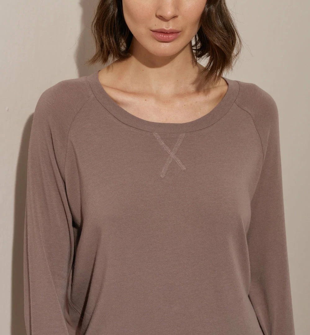 Cadine Portico Sweatshirt - Cocoa 1 Cadine Portico Sweatshirt - Cocoa